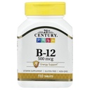 ויטמין B-12 במאה ה-21, 500 mcg, 110 טבליות