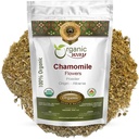 אבקת פרחים בסגנון אורגני Chamomile (Matricaria chamomilla) Herbal Tea - אירופי Wild-Harvest | אורגני & כשר מוסמך | Non GMO | USDA Certified | אלבניה (1/4 LB - 4 Oz)