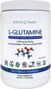 Eniva Health L-Glutamine Pure Powder, Unflavored (101 Servings) | Vegan, Gluten-Free, Sugar-Free, Non-GMO | Doctor-Formulated, USA Made | Gut Health, Leaky Gut, Bloating, Muscle Health, Immune System