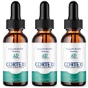 (3 Pack) Cortexi Ear Drops - פורמולה רשמית - קורטקסי טינטון טיפול קורטקסי תמיכה ירידה, Cortexi עבור מצלצל באוזניים, תוסף Cortexi Drops כוח מקסימלי חדש משופר (3 oz)