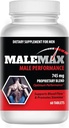 Men Add 1-3 Inches Fast-All Natural, מעבדה נבדקה עבור פורסיטי-אין איסור איסורים - 60 טבליות
