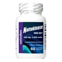 Nattokinase NSK-SD 2,000 יחידות 60 קפסולות - The Cardiovascular Superfood of Japan - Made in the USA with Japanese NSK-SD Nattokinase. המקורי והמחקרי ביותר של Nattokinase.