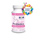 Biom Complete Feminine Balance Women's Daily Probiotics + Prebiotics with Organic Cranberry & Pomegranate with Lactobacillus tiatus, Gluten &, חלב ללא חלב.