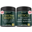 Bundle 7in1 Berberine HCl 97% & 6in1 Beet Root כמוסות