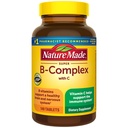 Nature Made Super B Complex עם ויטמין C & Folic Acid, B Complex ויטמינים לנשים וגברים, תוספת תזונתית לתמיכה בחיסון, 140 טבליות, 140 יום אספקה