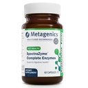 Metagenics SpectraZyme Enzyme Complex - Plant-based Enzymes forחלבון, Fat & Carbohydrate Breakdown - תמיכה Indigestion, Bloating & קולון בריאות * - Gluten-Free, טבעוני - 60 קפסולות