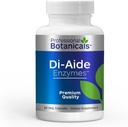 בוטניקה מקצועית DI-AIDE Enzymes Advanced Digestive Support, Relieves Bloating & Indigestion, Natural Ingredients, Vegan & Non-GMO - 120 קפסולות