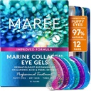 MAREE Eye Gels - פאס תחת עין פטים עבור עיניים נפוחות ועיגולים אפלים עם קולג'ן ו Hyaluronic Acid - Anti Wrinkles under Eye Masks טיפול טיפוח העור עבור Puffiness & Bags - Parches Para Ojeras