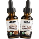 אריות אורגניות Mane Mushroom Complex טיפות - אורגני של אריה Mane Mushroom נוזל Tincture Focus, Fog, Brain Health Supplements - Lions לחלץ תוספי מזון