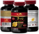 methylcobalamin חומצה פולית - METHYLCOBALAMIN VITAMIN B-12 5000 - תוספי אנרגיה לגברים מעל 50, תוספי אנרגיה עבור בני נוער, סיבולת & סיבולת, דחיפה חיסונית, ויטמין B 12 - 1 בקבוק 60 Tab 60