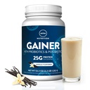 חלבון תזונה MRM מקבלer עם Probiotics + Postbiotics | Vanilla Flavored | 25g חלבונים | Whey Concentrate + Isolate + עכבריםllar Casein ; איטי + מהיר לעיכול עם אנזימים העיכול | 18 משרתים