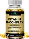 מקס מחזק ויטמין B-Complex + CoQ10 + ויטמין C - תוספת טבעית לצריכת אנרגיה ומטבוליזם גבוהה - 120 Softgels, 60 יום אספקה