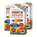 LABO Nutrition Ultimate VisionREGAIN, עין מעבר לויטמין 2 פורמולה עם Lutein, Zeaxanthin, Saffron Extract, Blueberry לבריאות Macular & Retinal, Eye Fatigue, Night Vision Support 60 Countsx3
