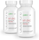 PaleoLife Premium Glutathione + Milk Thistle + Zinc - 60 טבליות Chewable, Cherry Flavor (2-Pack)