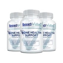 תמיכה בריאות העצם מאומתת - ReBuild Bone Mass - Triple Calcium Complex, ויטמין D3, ויטמין K2, Soy Isoflavones, BioPerine 180 טבליות - 3 חודשים אספקה