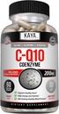 Kaya Naturals - CoQ10 Power Antioxidant תוסף עבור Vascular, Heart Health, רמות לחץ דם בריא ותפקוד Immune - שחזור Daily Cell and Energy הפקה - 60 קפסולות Veggie