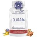 תוסף Gluco24 - תוספת עם Cinnamon, Berberine, ויטמין C ועוד - תוספת לגברים ונשים, 60 קפסולות