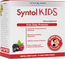 ארתור אנדרו רפואי, Syntol Kids, Daily Probiotic תוסף לבריאות העיכול ו- Young Immune Systems, No Sugar or Artificial Sweeteners, ברי פלאמור, טבעוני, 30 Sachets