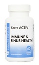 Serra ACTIV - 60 קפסולות טבעוניות - תמיכה Sinus ו- Cardiovascular Health - Acid-Resistant Serrapeptase - 120,000 SPU - תמיכה חיסונית - תמיכה שיטתית Enzymes