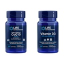 Life Extension Super Ubiquinol CoQ10 עם תמיכה מואצ'ונדרית מוגברת ויטמין D3 125 mcg (5000 IU), Bone Health