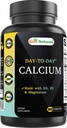 Best Naturals Calcium עם D3 K2 Magnesium 90 טבליות - Made with Digestive Enzyme, פרוביוטיקה