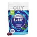 OLLY תוספת כוח שינה חניכיים, 5 מ"ג מלטונין, L-theanine, Chamomile, Lemon Balm Extracts, Sleep Aid, BlackBerry Flavor - 120 Count Count