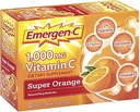 ויטמין C Fizzy Drink Super Orange - 1000 מ"ג - 0.32 אוונס כל אחד, 30 Count (Pack of 1)