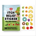 hydrocolloid Itch Relief Patch, עבור Mosquitos, Ticks, Midges, Sandflies באג לנשוך הקלה, Anti-Itch Patch עם Aloe ו Witch Hazel, Insect לנשוך הקלה, Kid-ידידותי, פירות טבעיים ערכת נושא
