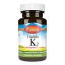 קרלסון - ויטמין K2 MK-7 (Menaquinone), 45 mcg, תמיכה העצם, Calcium Bioavailability, K2 ויטמין K-2, 90 Softgels