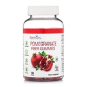 Pomegranate סיבים חניכיים למבוגרים ולילדים 100 מ"ג - Gluten Free Vegan Pomegranate תוסף עשיר בדיאטרי סיבים Chewables - 90 Count