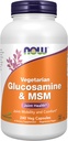 תוספי מזון עכשיו, Glucosamine & MSM (GreenGrown® Glucosamine), Vegetarian, 240 קפסולות Veg