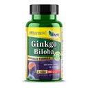 אמריקה Medic & Science גינקו בילובה 60 מ"ג (60 Softgels) | Brain Booster תוסף לגברים ונשים | Mind Enhancer with Herbal Leaf Extractr