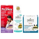 Baby Essentials Bundle עבור תינוקות: תינוקות Acetaminophen תרופות נוזליות, התינוק של זרבי נסאל Spray, ואת התינוק של זרבי Soothing Euothing Eucalyptus & Lavendar Chest Rub רובה