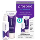 Prosoria Treatment System Single Kit - 2oz | Powerful Psoriasis הקלה עם Salicylic Acid, Turmeric, Shea Butter & הויטמינים | Gel & Ointment for Scaling, Flaking, יבשה, Itching & Redness Relief