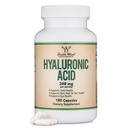 תוספי Hyaluronic Acid -180 קפסולות (אפקטים של Hyaluronic Acid Serum for Face) 200 מ"ג פרי עבור Skin ו- Face Aging Support (Acido Hialuronico) Gluten חינם על ידי Double Wood