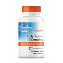 Doctor's Best Fully Active B Complex, Energy & Cell Support, Non-GMO, Get Gluten Free, Soy Free, טבעוני 60 ווג'י Caps