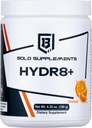 Hydr8+ hydrotion & ויטמין אבקת Keto Friendly | No Sugar | Non-GMO | 30 משרתים | 6.35 oz (180 גרם)