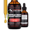 האימפריה האבודה Herbs Nettle Root Extracts Spagyric Tincture (2 fl oz) - Wild Harvested from Supplement for Men, Urinary Function, BPH, נשירת שיער - 3rd Party Lab Tested