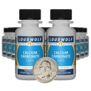 Calcium Carbonate / 1.3 פאונד / 20 בקבוקים / 97.55% מזון טהור כיתה / אבקת שומן
