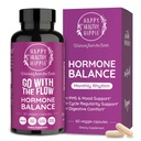 איזון הורמונלי לנשים - תוספת תמיכה של PMS, Menopause & Perimenopause | Bloating Relief, Menstrual Cramp, Mood, PMDD | תוספי Chasteberry, Black Cohosh, Dong Quai | טבעוני, Non-GMO, 60 Ctttual Cramp
