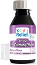 ילדים להקל על סירופ עם אפקט Calming, עבור ילדים 0-12 Yrs, Grape Flavor, Gluten ו Dye חינם, לא תוספת סוכר, 3.4 oz