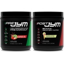 JYM תוסף Science Pre JYM 30 משרתים - Strawberry קיווי & - Post-Workout עם BCAA, Glutamine, Creatine HCL, Beta-Alanine, ו-Rabert Flavor, 30 משרתים, 21.2 oz.
