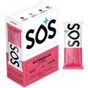 SOS hydrotion Electrolyte אבקת Packets, Watermelon Flavor, 8 Stick Packs - Low-Calorie, Rehydration מהיר, Made בארה"ב, Keto & Vegan Friendly