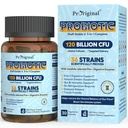 Probiotics for Women & Men 120 Billion CFU with 36 Probiotic Strains for Digestive Health and Gut Health, Delayed Release Capsules, Stomach Acid Resistant, No Need for Refrigeration 30 Capsules
