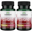 Swanson CoQ10 - מסייע לקדם את בריאות הלב, תמיכה באנרגיה, ואיידס בריאות מערכת קרדיווסקולרית הכוללת - מסייע לשמור על תוסף Coenzyme Q10 - (30 Softgels, 400 מ"ג כל) (2 Pack)
