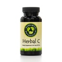 Herbal C קפסולה - ויטמין C תוספי - Antioxidant ו-Immune System Booster, Adrenal Glands and Digest Support - 100 ct