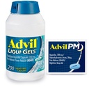 עו"ד Liqui-Gels Pain Reliever ו-Fever, Pain Medicine for Adults with Ibuprofen 200mg for Headache, Backache, Menstrual Pain ו- Joint Pain Relief - 200 קפסולות, עו"ד Ibuprofen - 2 Ct Ctttp