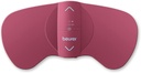 Beurer EM50 TenS Unit and Heating Pad - Portable period Cramps Pain Relief, Rechargeable, Auto Shut-Off, 15S רמות, מהירות ההסתה, עבור תרופות חינם Menstrual או כאבי גב תחתון הקלה