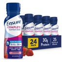 ודאו ל-ComPLETE Strawberry Nutrition Shake, Complete, Balanced Meal Switch, Ready to drink, 30g חלבונים, 25 ויטמינים ומינרלים, 10 oz - 24 Pack