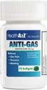 HealthA2Z® Gas Relief Simethicone | 125 מ"ג | Relieves from Stomach Discomfort and Gas